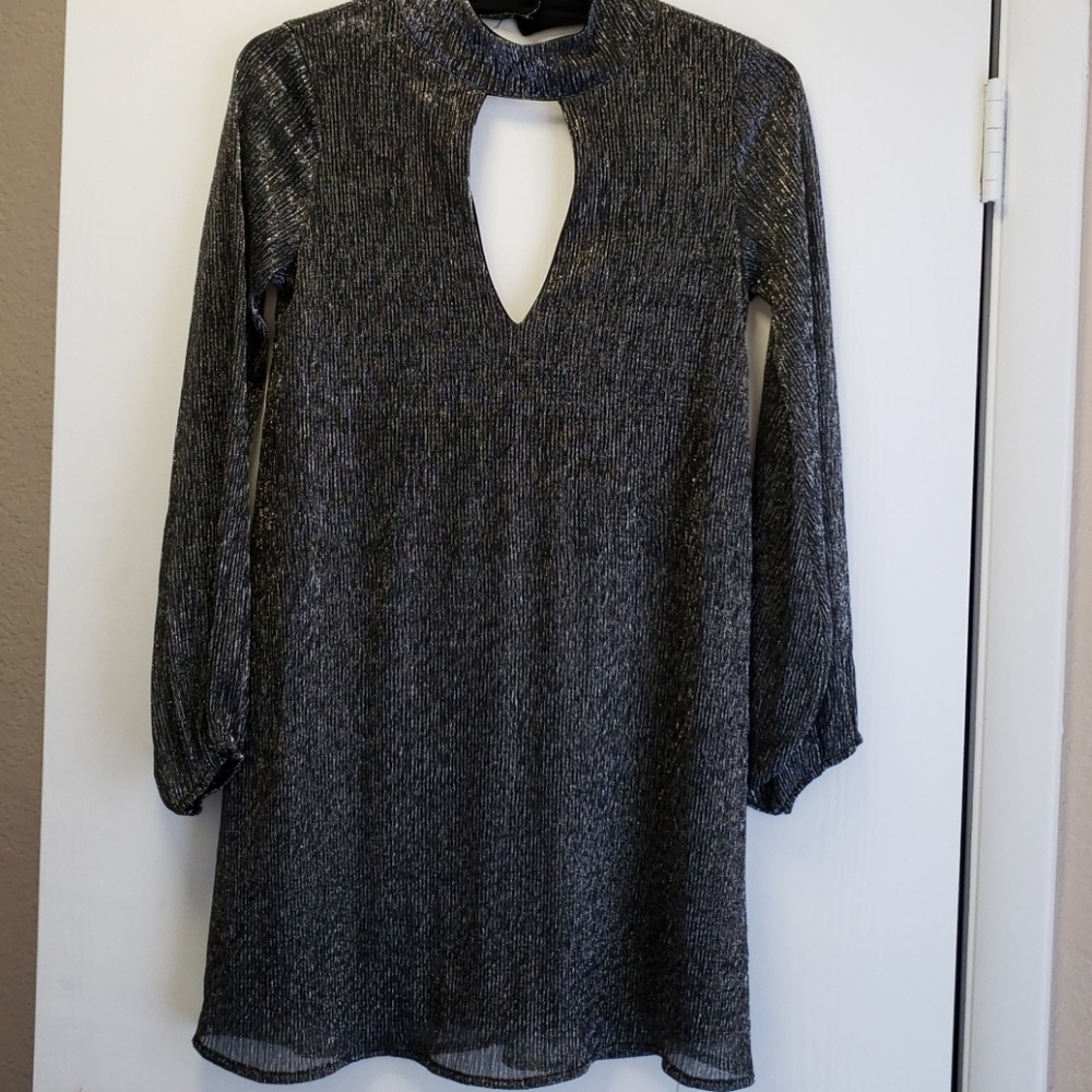 Black & Silver Dress Small